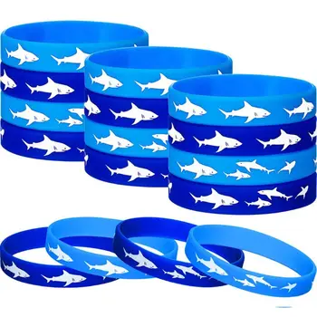 50gab Zilā Haizivs Puses dod priekšroku, Gumijas Aproces Sērfošanu Ūdensizturīgs Rokassprādžu Komplekts