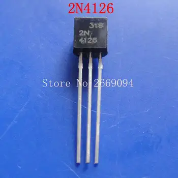 50gab/daudz 2N4126 / noklausīšanās līnijas tranzistors 4126 TO-92 jaunu oriģinālu