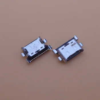 50gab/daudz Lādētājs Micro USB Uzlādes Ostas Doka Savienotājs Ligzda Samsung Galaxy A70 A60 A50 A40 A30 A20 A405 A305 A505 A705