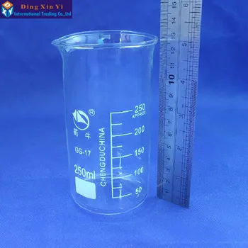 50ml-1000ml Garš Veidā Vārglāzē Ķīmijas Laboratorijas Borsilikāta Stikla Caurspīdīgs Vārglāzē ar gradāciju un snīpis Boro 3.3 Stikla