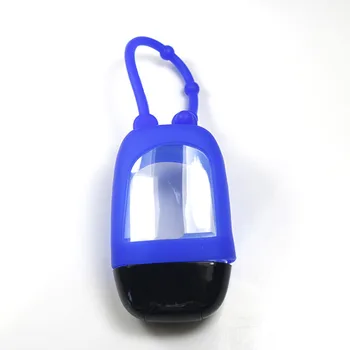 5GAB 30ml Mini Tukša Pudele Portatīvo Ceļojumā Uzpildāmas Pudeles Silikona Aizsardzības pārklājums Roku Sanitizer Smaržas Turētājs
