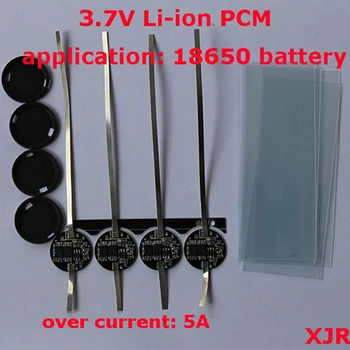 5GAB/ daudz 1S 5.A 4,2 V litija polimēru litija Polimēru BMS/PCM/PCB akumulatora aizsardzībai plates 1 Pakas 18650 Li-ion Baterijas Šūnas