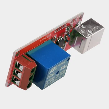 5V USB Releju, 1 Kanāls Programmējamas Datora Kontrole