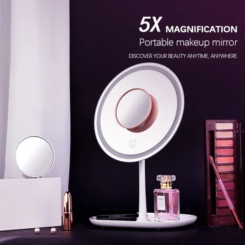 5X palielinājuma kompakts spoguli un Palielināmo spoguli aplauzums spogulis mini kabatas spogulis neto red spogulis portatīvo kosmētikas spoguļi