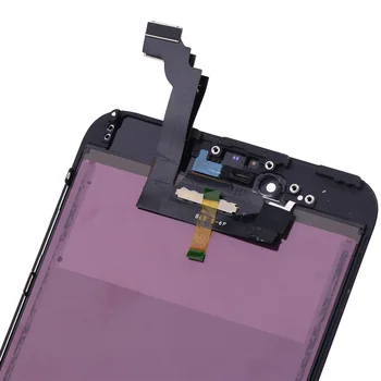 5gab LCD Displejs ecran iPhone 6 Ekrāna Replacment iPhone 6s Digitizer Montāža +Rūdīta Stikla, Melns/Balts Nav Dead Pixel