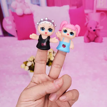 5gab Mini LOL Pārsteigums, Roku Lelles Leļļu Rotaļlietas Cute Anime Skaitļi Pirkstu Lelles, Rotaļlietas Meitenēm Lol Lelle Bērniem Meitene Rotaļlieta Dāvana
