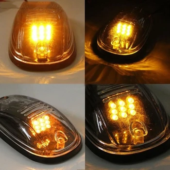 5gab Peles Forma Automašīnas Kravas automašīnu Jumta Brīdinājuma LED Gaismas Lampas Ford F150 Dodge