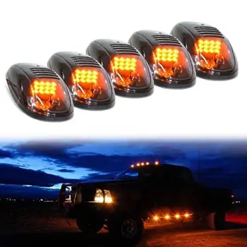 5gab Peles Forma Automašīnas Kravas automašīnu Jumta Brīdinājuma LED Gaismas Lampas Ford F150 Dodge