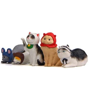5gab/daudz Japanes Kawai Cosplay Kaķis Attēls Rotaļlietas Sveķu Corgi Rīcības Attēlu Kolekcija Modeli, Rotaļlietas, Dāvanu, Mājas Apdare