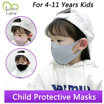 5gab/daudz Par Bērniem 4-11 Gadi Bērnu Mutes Maska pierādījumu Piesārņojuma Maska PM2.5 Gaisa Putekļu Sejas Maskas Mazgājams & Atkārtoti Muti Vāciņu