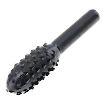 5gab/daudz Vilku Zobu Stick Rasp Burr Rotējošo Failus ar 6 mm Kāta Diametrs Elektrisko Slīpēšanai, Galvas Slīpēšanas Instruments