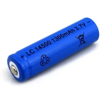 6pcs/daudz SHSEJA Augsta Kapacitāte 14500 Akumulators 3.7 V, 1300mAh Uzlādējams li-ion Akumulators Led Lukturīti Batery Akumulatora Jaunākās