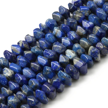 6x11mm Dabas Lapis Lazuli Minerālu Lodītes Nelegālo Zaudēt Distances Rondelle krellītēm Rotaslietas Pieņemšanas DIY Aproce 7.5