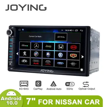7 Collu Autoradio Android 10 Automašīnas Radio Stereo Dubultā 2din Galvu Vienība Nissan Universālā Multimidia Spēlētājs Carplay Stūre
