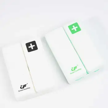 7 Dienas Salokāms Pill Box Mini Container Narkotiku Planšetdatora atmiņas pārnēsāšanai Turētājs Gudrs Tableti Kastes Medicīna Gadījumā 10x7x2.5cm