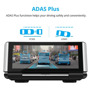 7 InchCar malkas HD priekšā un aizmugurē dubultā ieraksta reversa attēlu ar navigācijas GPS pozicionēšanas sistēma ADSD autonoma sistēma