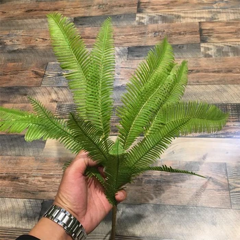 70 CM mākslīgo Herba Pteridis zaļo augu imitācijas plastmasas papardes zāli, ziedu veikals zaļa siena viesnīca, kāzu dekorēšana