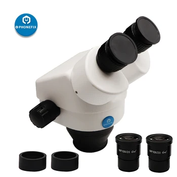7X-45X Stereo Vienlaicīgi-Fokusa Nepārtrauktu Tālummaiņu Lodēšanas Mikroskopu Binokulārais Mikroskops ar LED Gaismu Tālrunis Mātesplates Remonts