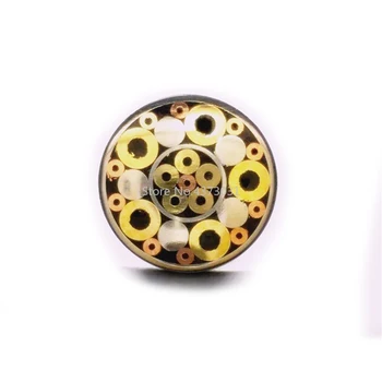 7mm Mozaīkas pin Kniedes naža roktura skrūvi dizainu, izsmalcinātu stilu garums 9cm #706