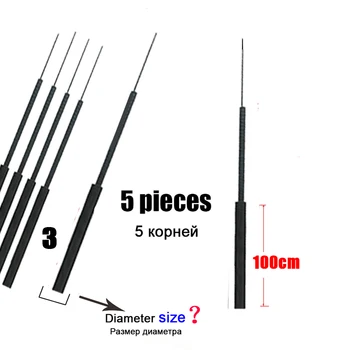 8.8 mm-11.7 mm, 5 gab trešajā Sadaļā-ar makšķeri mača sekcijas taivāna makšķeri pilna izmēra dobi oglekļa Piederumi izturīga