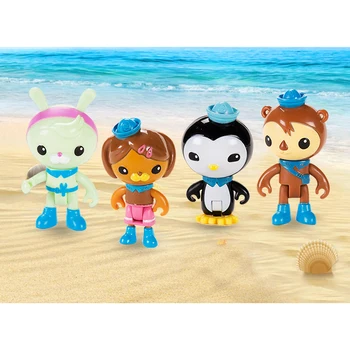 8 Gabals/Iestatīt Octonauts Okeāna Piedzīvojumu Komanda Rīcības Rotaļlietas Skaitļi Brilles Kwazii Peso Karikatūra Modeli, Rotaļlietas, Bērnu Dzimšanas Dienas Dāvana