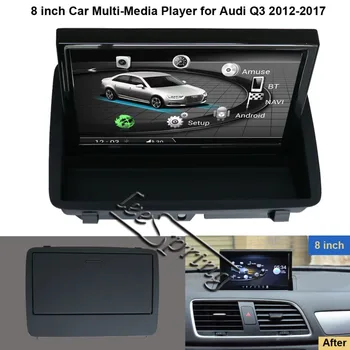 8 collu Android 10.0 Auto Multimedia Player Audi Q3 2012-2017 ar GPS Navigācijas MP5 Wifi