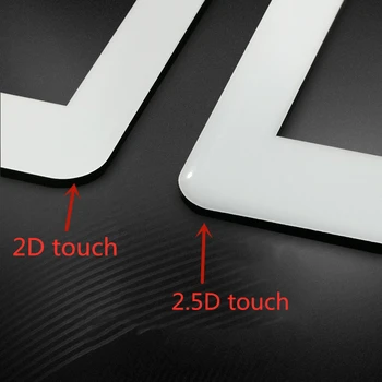 8 collu black touch ekrāns 2.5 D Stikla P/N WJ2516-ražošanas procesu kontroles-V3.0 Capacitive touch screen panelis remonts rezerves daļas