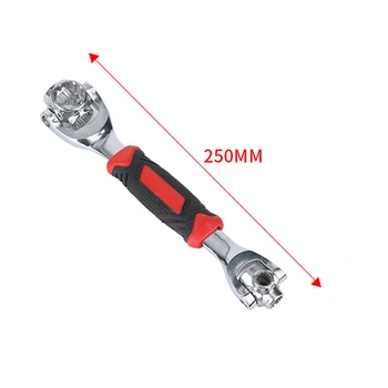 8 in1 Socket Uzgriežņu atslēgas ar Rotācijas Atslēgu Darbu ar Spline Skrūves 360 Grādu Rotācijas Atslēgu Universāls Mēbeļu Auto Remonts Rokas Instrumentu