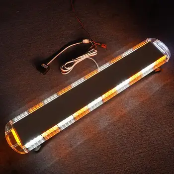 88 LED Auto Led Strobe Flash Brīdinājuma Gaismas Josla Jumta Bāku, kas Mirgo Avārijas Kravas automašīnas Bākas Piekabes Projektēšana transportlīdzekļa