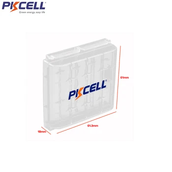 8Pcs PKCELL AA Litija baterijas ICR14500 3,7 v 800mah 14500 aa Uzlādējams Akumulators li-ion baterijas Ar 2gab Akumulatora Kaste