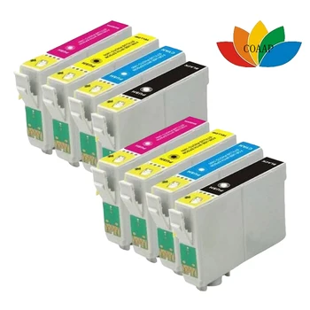 8x saderīgu T1811 tintes kārtridži EPSON XP-212/XP-215/XP-312/XP-315/XP-412/XP-415XP-225/XP-322/XP-325/XP-422/XP-425 printeri