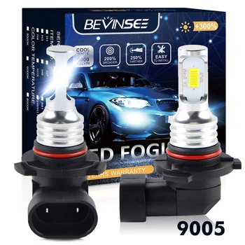 9005 HB3 LED Miglas lukturi Spuldzes Auto Braukšanas Gaismas Lampa 6500K 100W 3000LM Ford Escape 2005 2006 2013 2016 2017