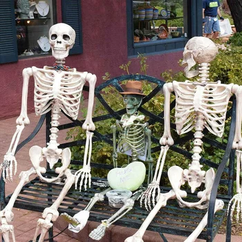 90cm Izturīgs Simulācijas Cilvēkiem Skelets Rotājumu Halloween Puse Bārs Haunted House, Aksesuārus, Mājas Karkass, Apdares Prop