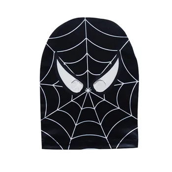 A%A-775 Black Jumpsuits Cosplay Kostīmu Bērnu Apģērbu Komplekti Spider Tērpu Halloween Puse Cosplay Kostīms Bērniem ar haats