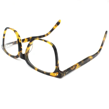 A013 2020. gadam Classic Retro Acetāts Tuvredzība Nerd Acs Briļļu Rāmji Vīriešiem Taisnstūra Skaidrs, Lēcas, Brilles Acetāts Vīriešu Pakāpes Glasse