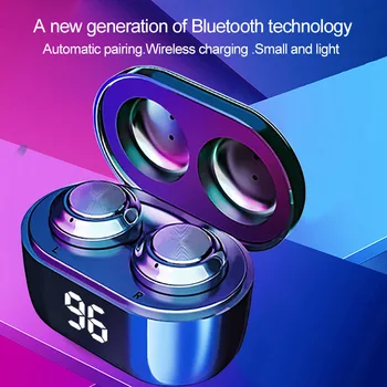 A6 Bluetooth Austiņas TWS Bezvadu Bluetooth Austiņas Bluetooth 5.0 Binaural Stereo in-ear Ciparu displejs Bluetooth austiņas