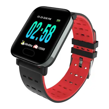 A6 Smart Joslā reloj inteligente pulsometro ritmo cardi Fitnesa Tracker Tālvadības pults Smart Aproce Aproce