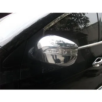 ABS Chrome Atpakaļskata spoguļa vāciņš Melns/Atpakaļskata spoguļa Apdare 2010. - 2011. gadam Hyundai ix35