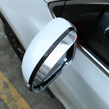 ABS Chrome Kia Sportage QL 2017 2018 Car Styling Sānu Atpakaļskata Spogulis, Lietus, Sniega Aizsargu Sejsegu Ventilācijas Ēnā Vāka Apdare 2gab