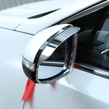 ABS Chrome Kia Sportage QL 2017 2018 Car Styling Sānu Atpakaļskata Spogulis, Lietus, Sniega Aizsargu Sejsegu Ventilācijas Ēnā Vāka Apdare 2gab