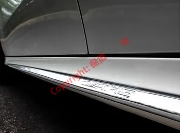 ABS Chrome Sānu Durvis Ķermeņa Molding Liešanas Apdari, Lai Benz A Klases W177 2019 2020