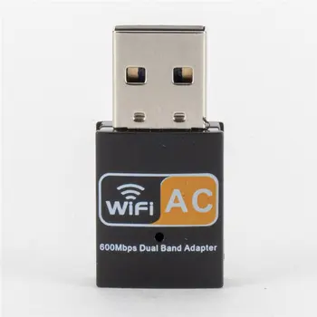 AC600M Dual-band USB Bezvadu Tīkla Karti, 5G Mini 2.4 G Ārējās 8811 Čipu Praktiski WiFi Saņem Adapteri