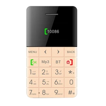 AEKU Qmart Q5 2G GSM Kartes, Mobilo Tālruņu 5.5 mm Ultra Plānas Kabatas Mini Slim Kartes Tālruņa 0.96 collu Kartes Mobilo telefonu