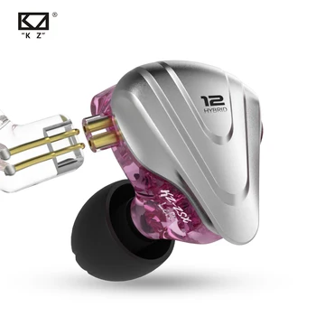 AK KZ ZSX 1DD+5.BA Hibrīdu In Ear Austiņas Austiņas HIFI Bass Trokšņa Slāpēšanas Earbud Austiņas Aizstāj Vadu KZ AS10 ZSN ZS10 PRO