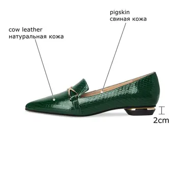 ALLBITEFO augstas kvalitātes īstas ādas bowtie zemiem papēžiem ērtas sieviešu kurpes bieza papēži biroja dāmas sieviešu kurpes augstpapēžu kurpes