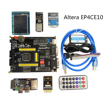 ALTERA Cyclone IV EP4CE10 FPGA Attīstības padomes Altera EP4CE NIOSII FPGA Kuģa, un Blaster USB Programmētājs