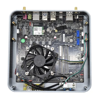 AMD Mini PC Spēļu Datoru Ryzen 7 4800H 8 Kodoliem 16 Pavedieniem Nuc M. 2 PCIE Radeon Grafikas HTPC 3*4K HDMI, DP Tipa C WiFi6 BT5.1