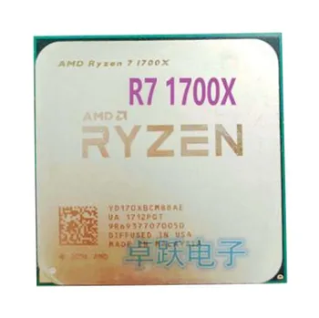 AMD Ryzen 7 1700X R7 1700X 3.4 GHz Astoņu Kodolu PROCESORS Procesors YD170XBCM88AE Ligzda AM4