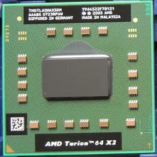 AMD cpu klēpjdatoru Turion TL-60 tl-60 PROCESORU 1M Cache 2.0 GHz Socket S1 divkodolu Klēpjdatoru procesors tl60 TL 60 noliktavā