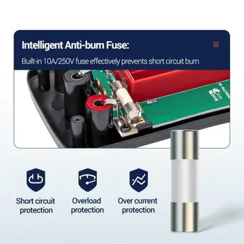 ANENG AN113B Smart Multimetrs Augstas precizitātes Automātiskā Anti-ierakstīt Elektriķis Apkopes Tranzistoru Sprieguma Ciparu Displejs Mete